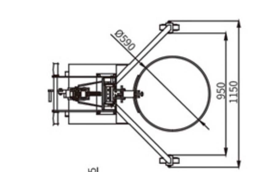 DTF450 Hydraulic Drum Carrier Model 2